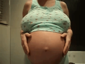 best of Pregnant worships belly slut kinky