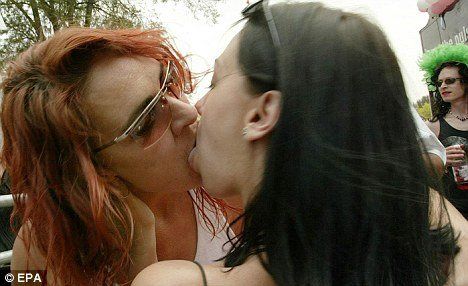 Brazilian lesbian old kissing