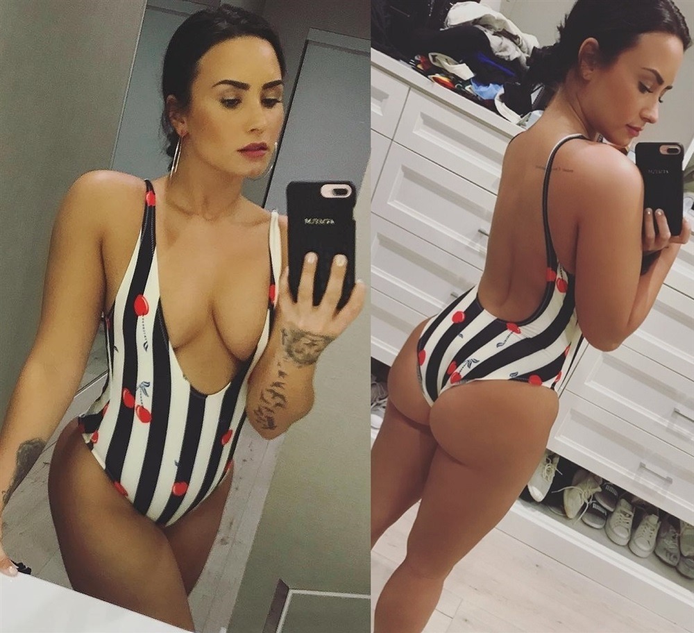 Lovato porno demi El misterioso
