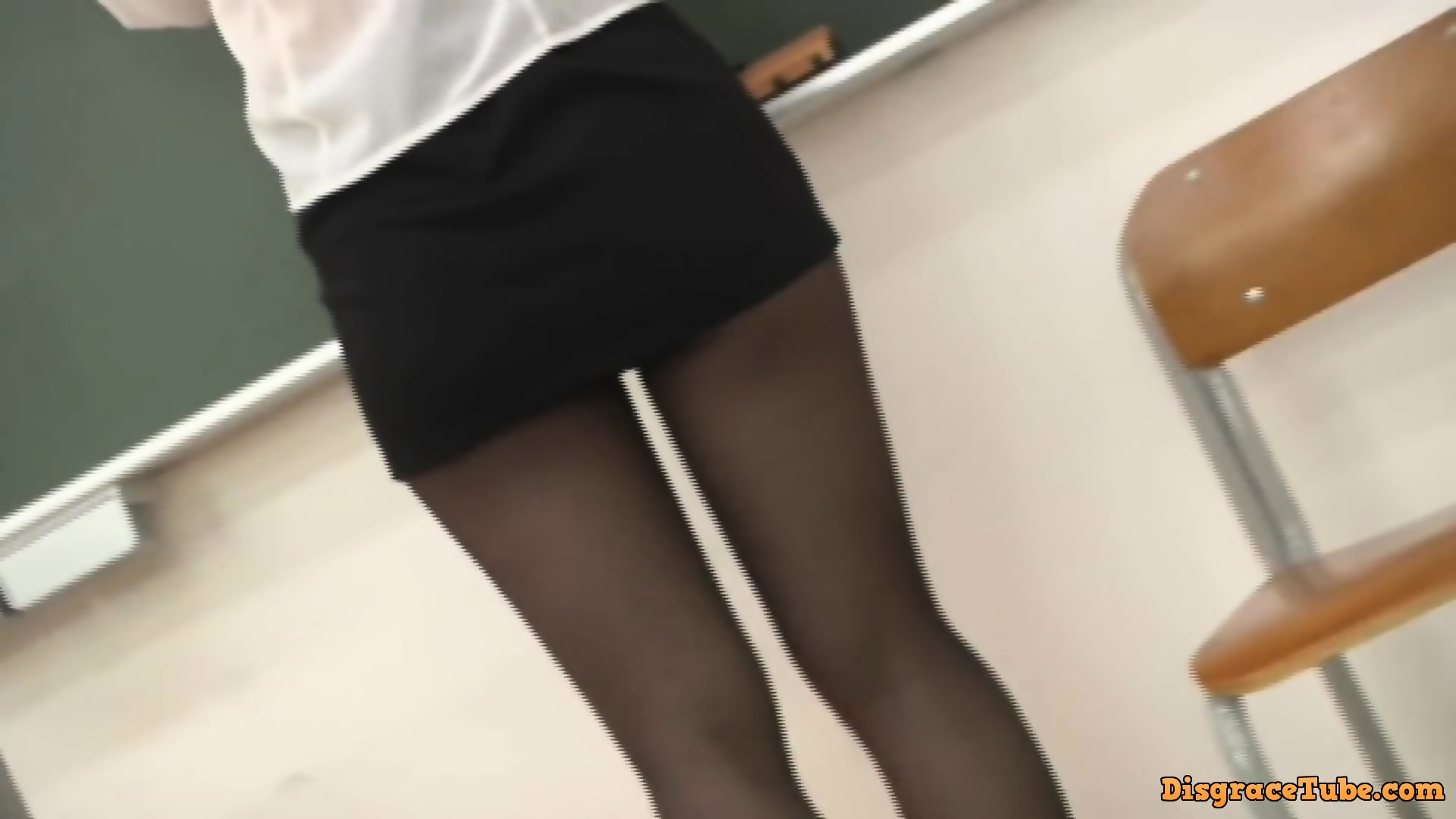 Japanese teacher short miniskirt cant
